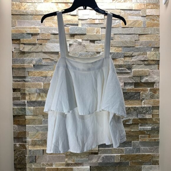 Abound Tiered Linen Blend Tank Top - Picture 2 of 4